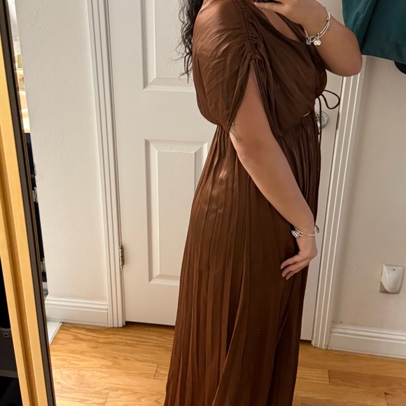 Zara Chocolate Brown Maxi Dress - Picture 2 of 3